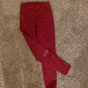 Red Fleo Leggings (Bounce fabric)